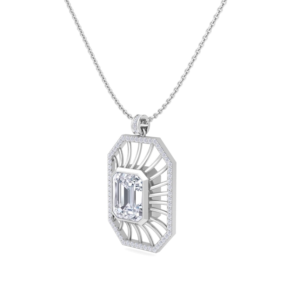 Silver Fairytale Pendant With Chain