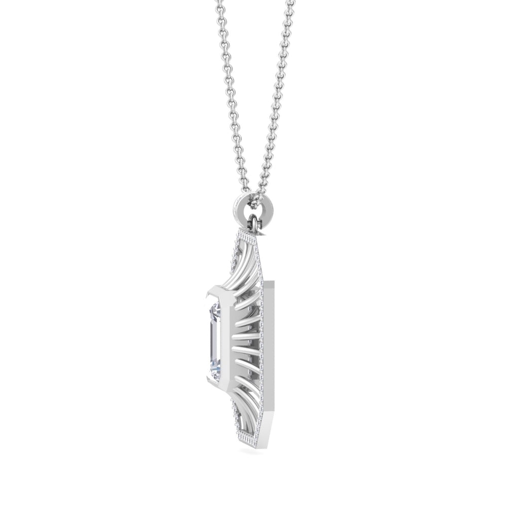 Silver Fairytale Pendant With Chain