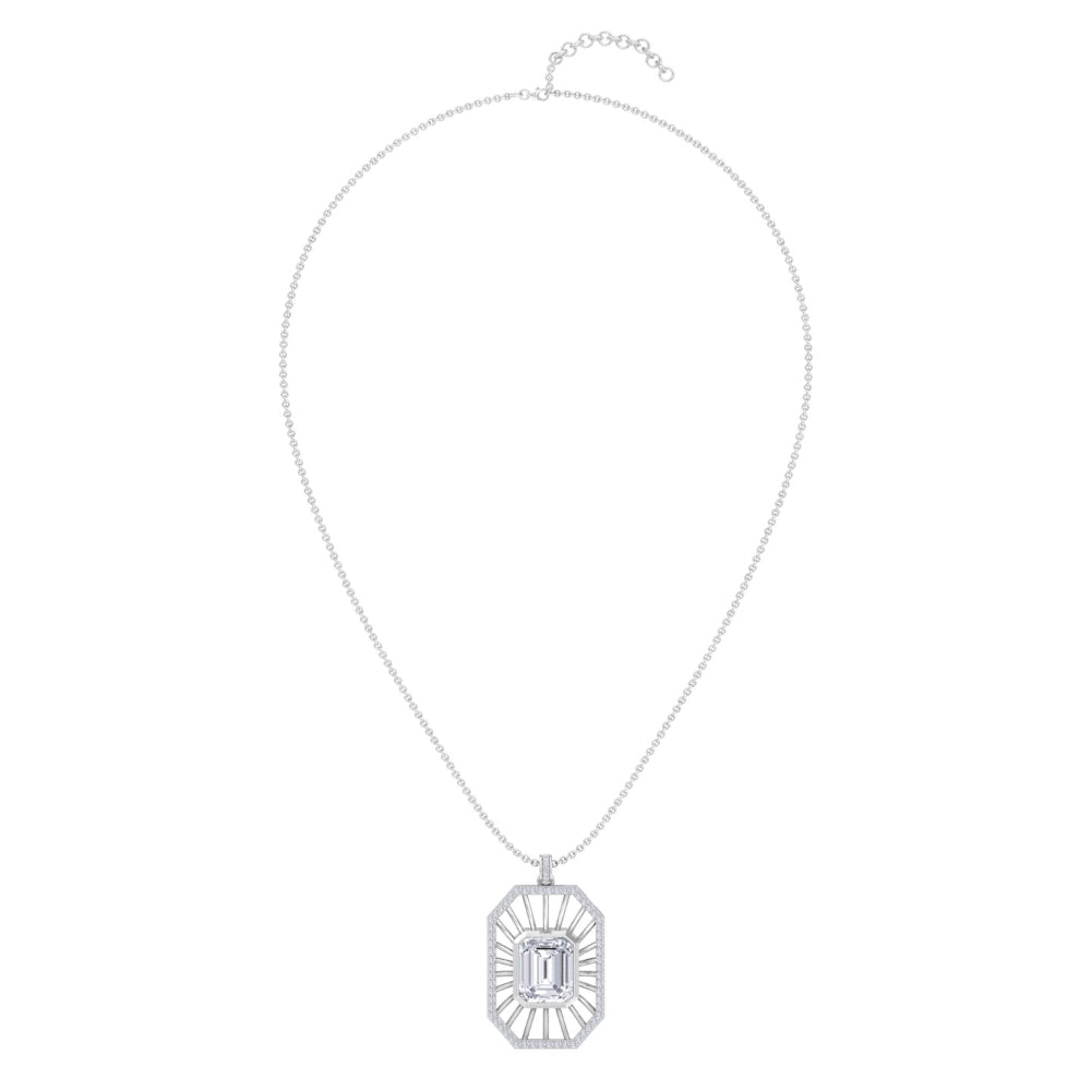Silver Fairytale Pendant With Chain