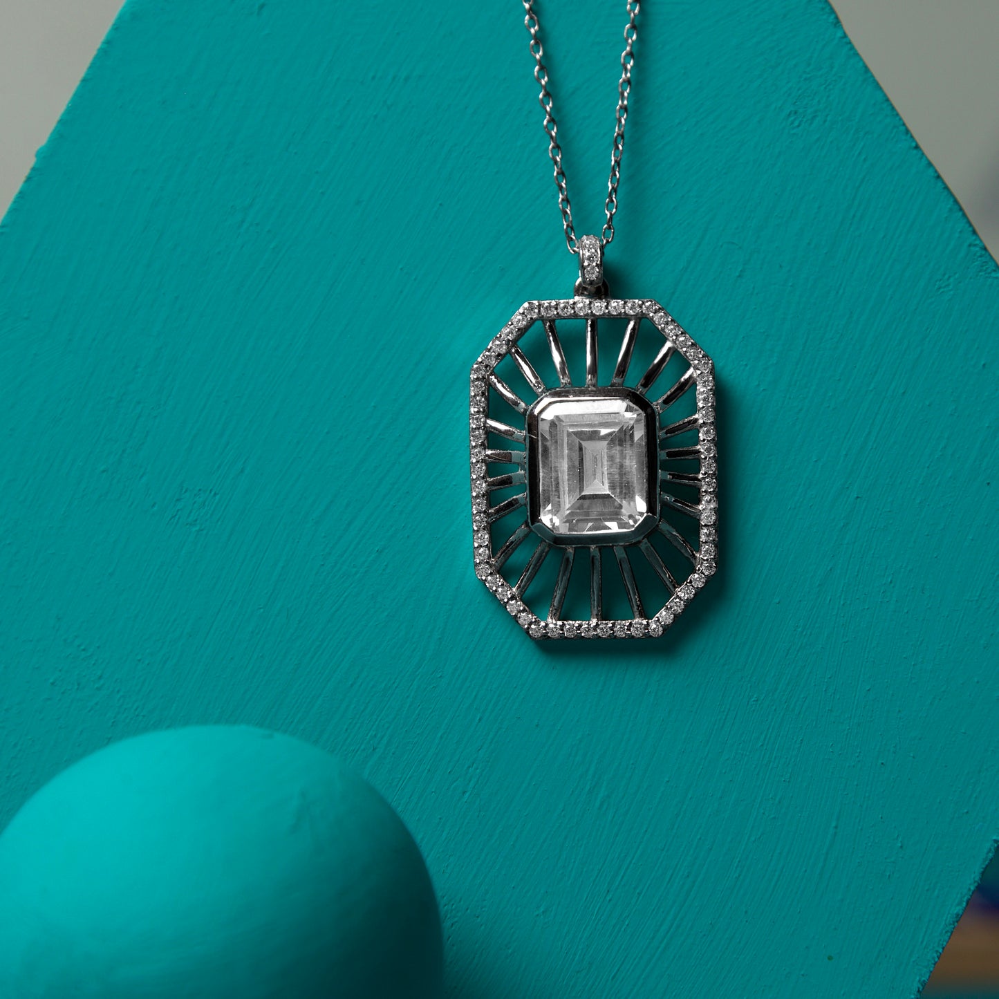 Silver Fairytale Pendant With Chain