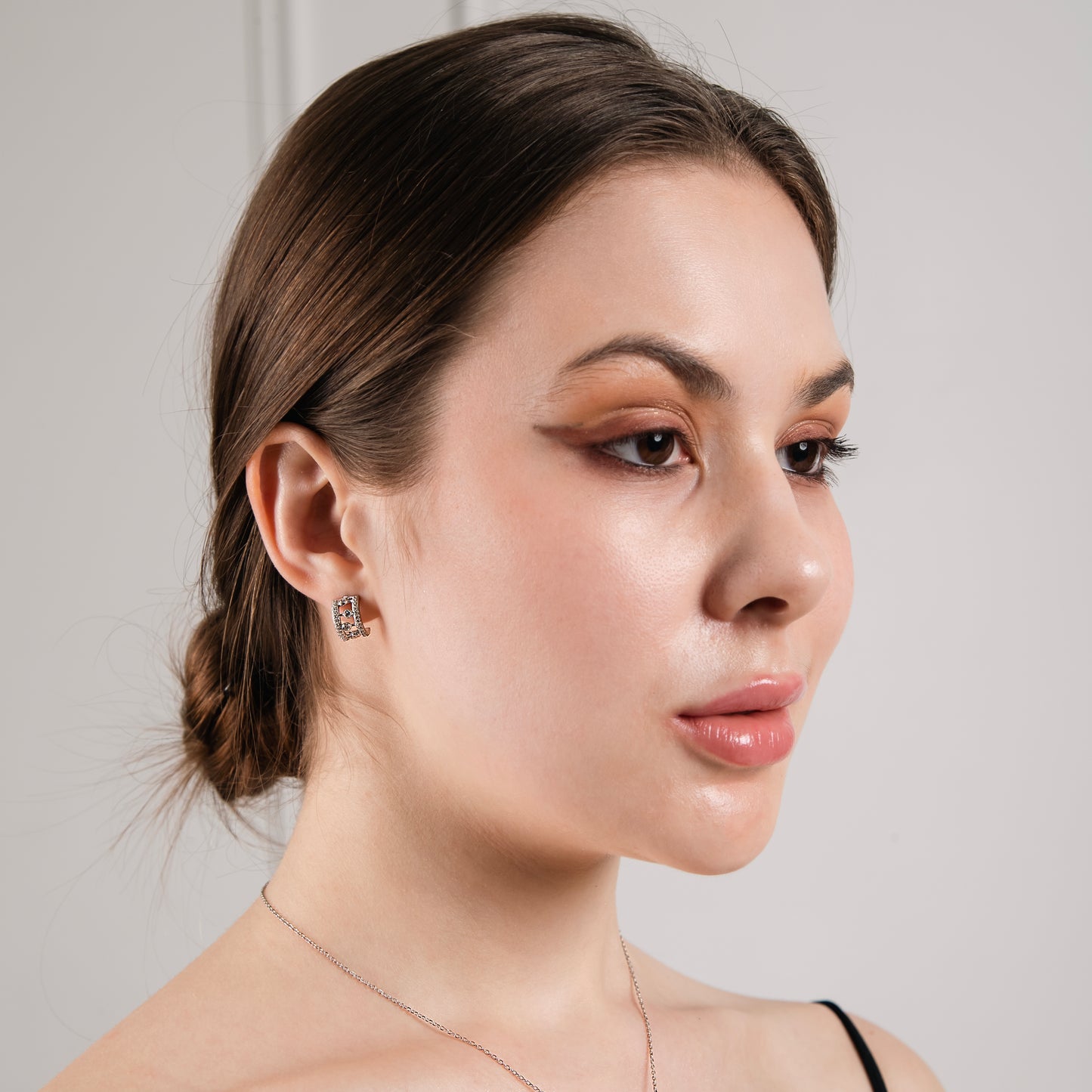 Imperial Dew Drop Hoop Earrings - 925 Sterling Silver