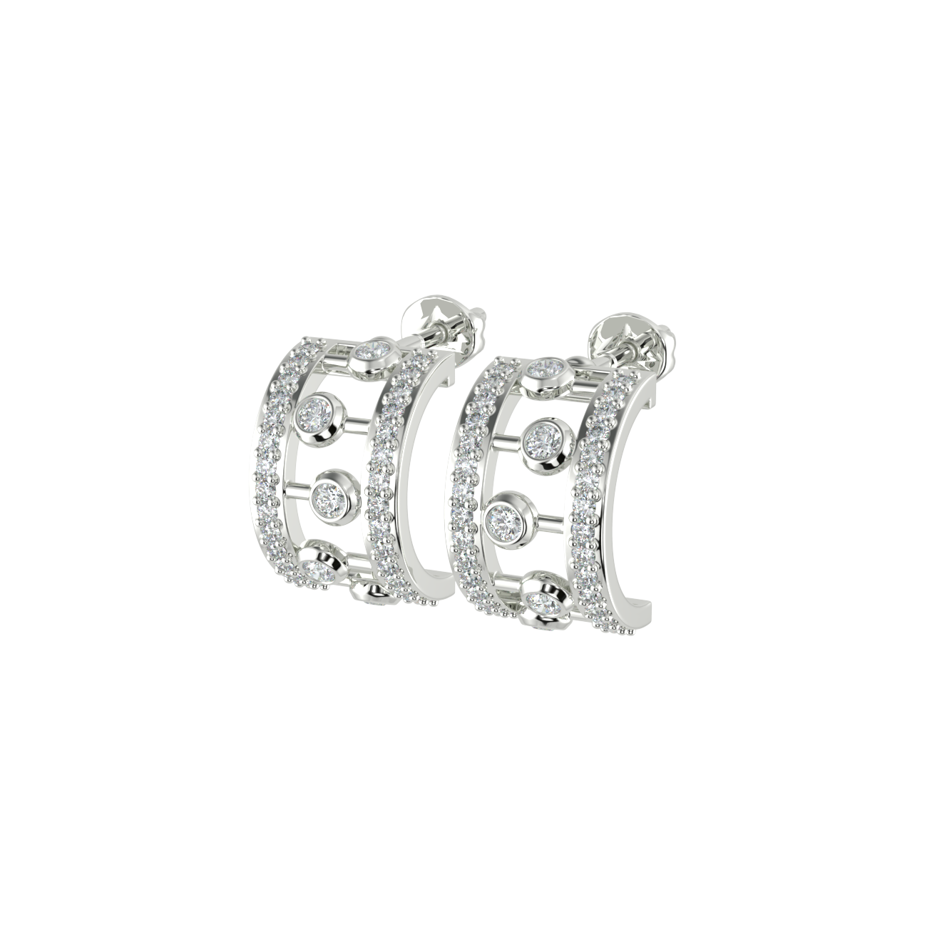 Imperial Dew Drop hoop earrings - 925 sterling silver. Introducing the Imperial Dew Drop hoop earrings , an exquisite additi...