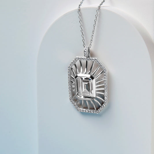 Silver Fairytale Pendant With Chain