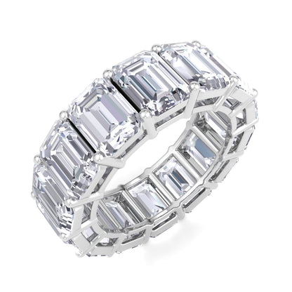 Victoria Eternity Band Ring - 925 Sterling Silver