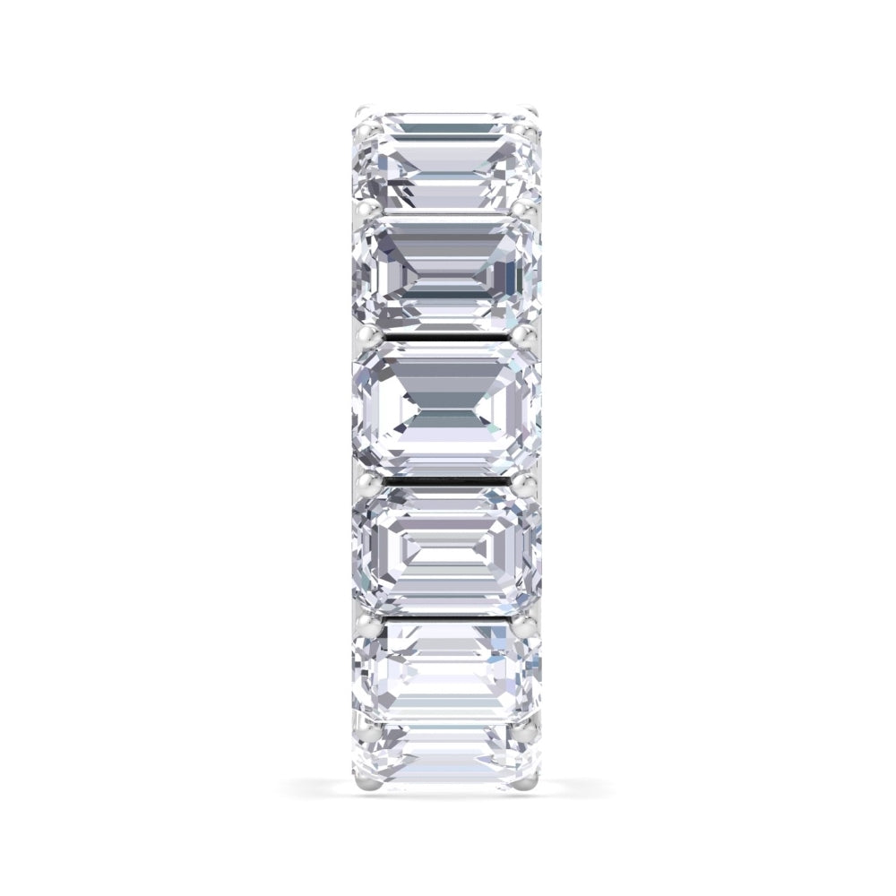 Victoria Eternity Band Ring - 925 Sterling Silver