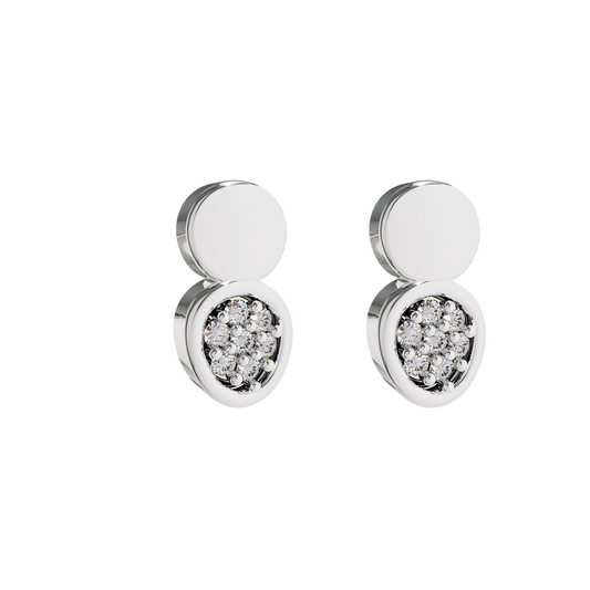 Minimal Silver Studs In Silver- 925 Sterling Silver. Taking you to the world of understated elegance and timeless simplicity!...