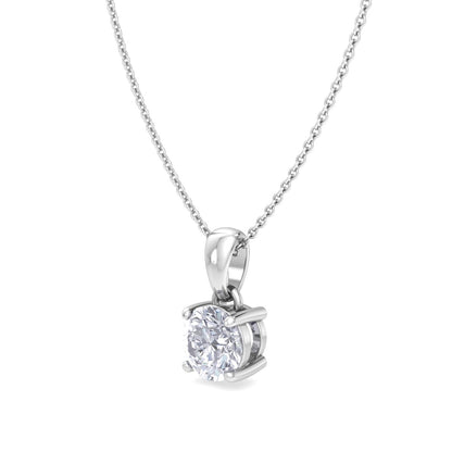 Signature Solitaire Pendant set - 925 Sterling Silver