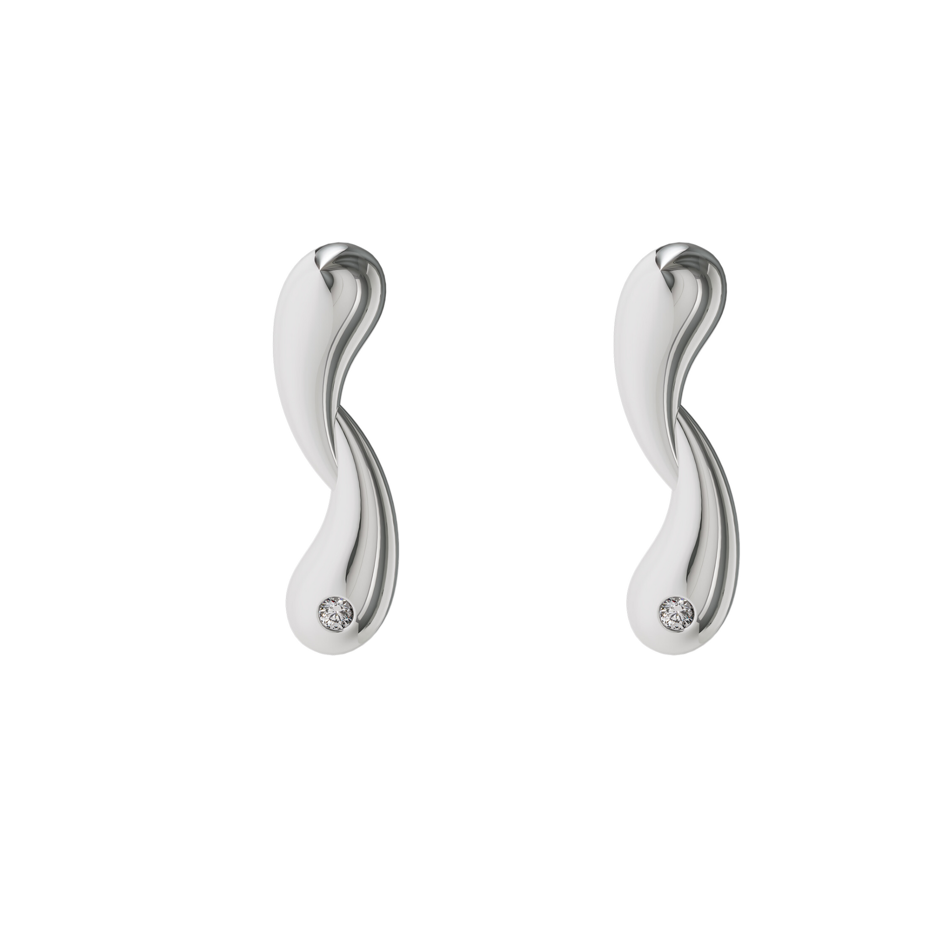 Twisted Knot Stud Earrings - 925 Sterling Silver | A Symbol of Unity and Harmony. Coming from the concept of unity and harmon...