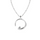 Round Solitaire Pendant In Silver - 925 Sterling Silver