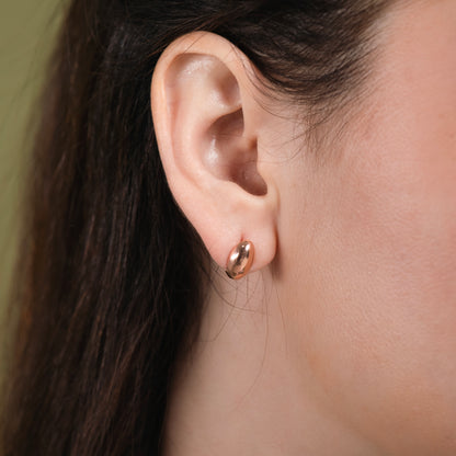 imperial chic rose gold earrings -18k rose gold plated