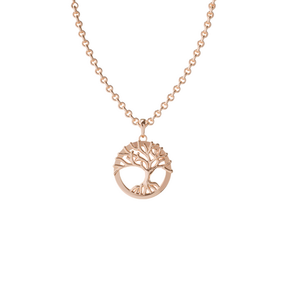 Elya 18K Rose Gold Tree Of Life Pendant - 18K Rose Gold Plated. Step into a world where nature's beauty meets elegance and sp...