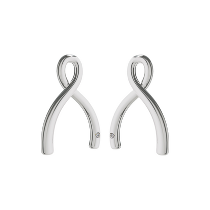 Silver Wishbone Earrings - A Symbol of Hope and Aspiration. These dainty silver wishbone earrings are a symbol of hope and as...